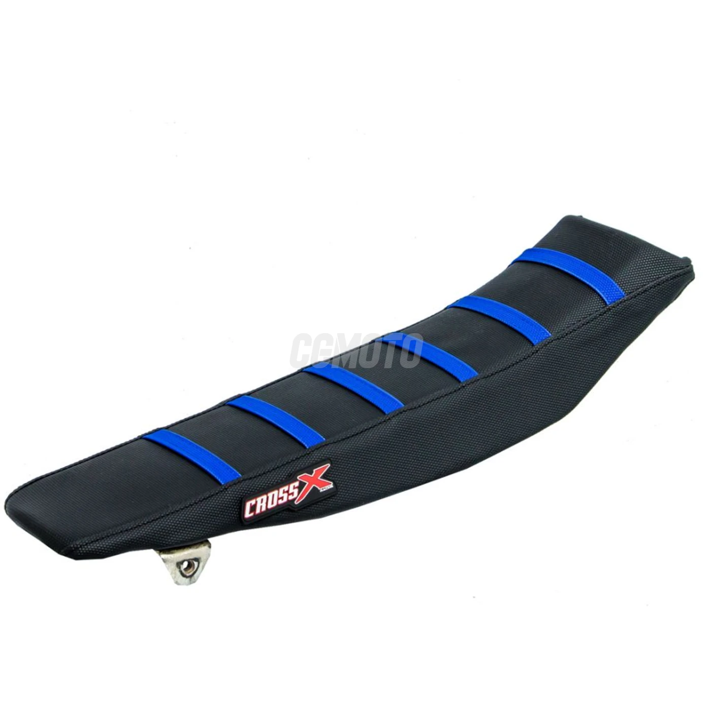 Housse de selle YAMAHA YZF 250 03-05 YZF 450 03-05 TOP BLACK- SIDE BLACK-STRIPES BLUE (M410-3BBBL)