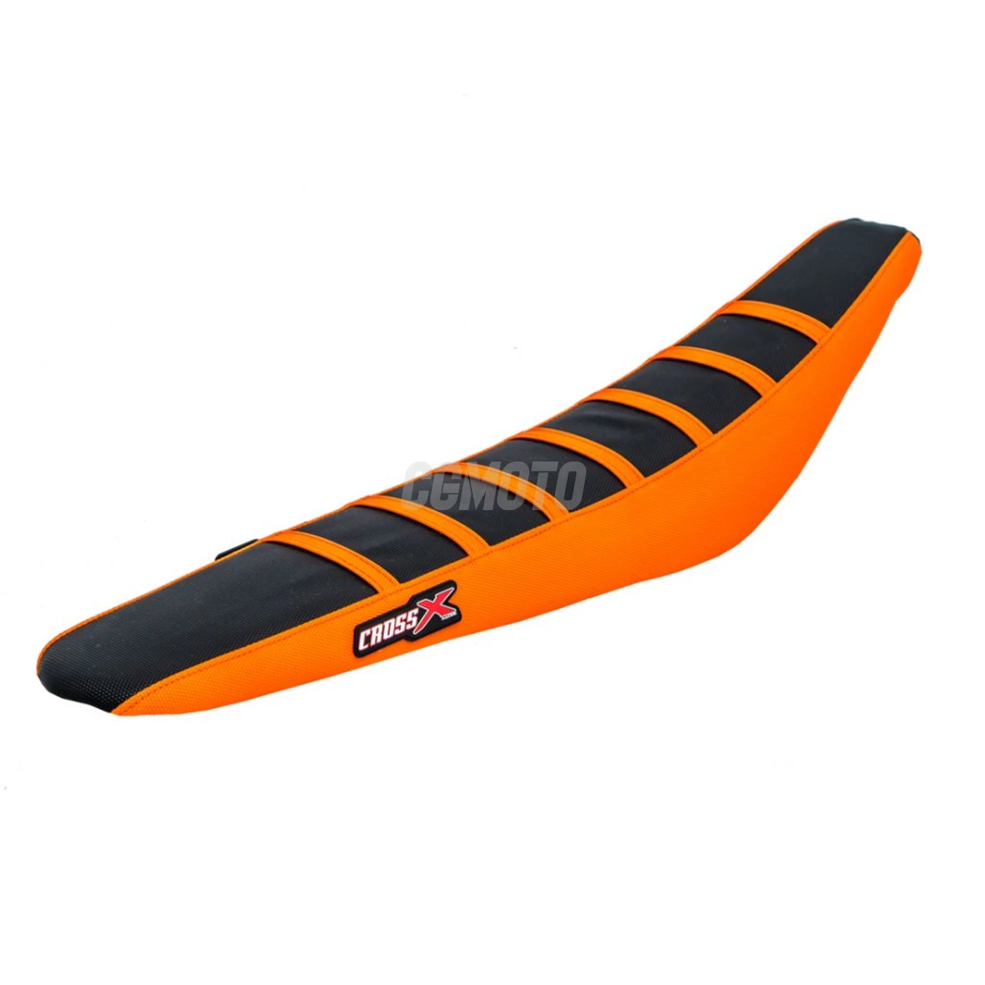 Housse de selle KTM SX -SXF 98-02 SX 125-250 01-02 EXC-XC 125-525 98-03 TOP BLACK- SIDE ORANGE-STRIPES ORANGE (M510-3BOO)