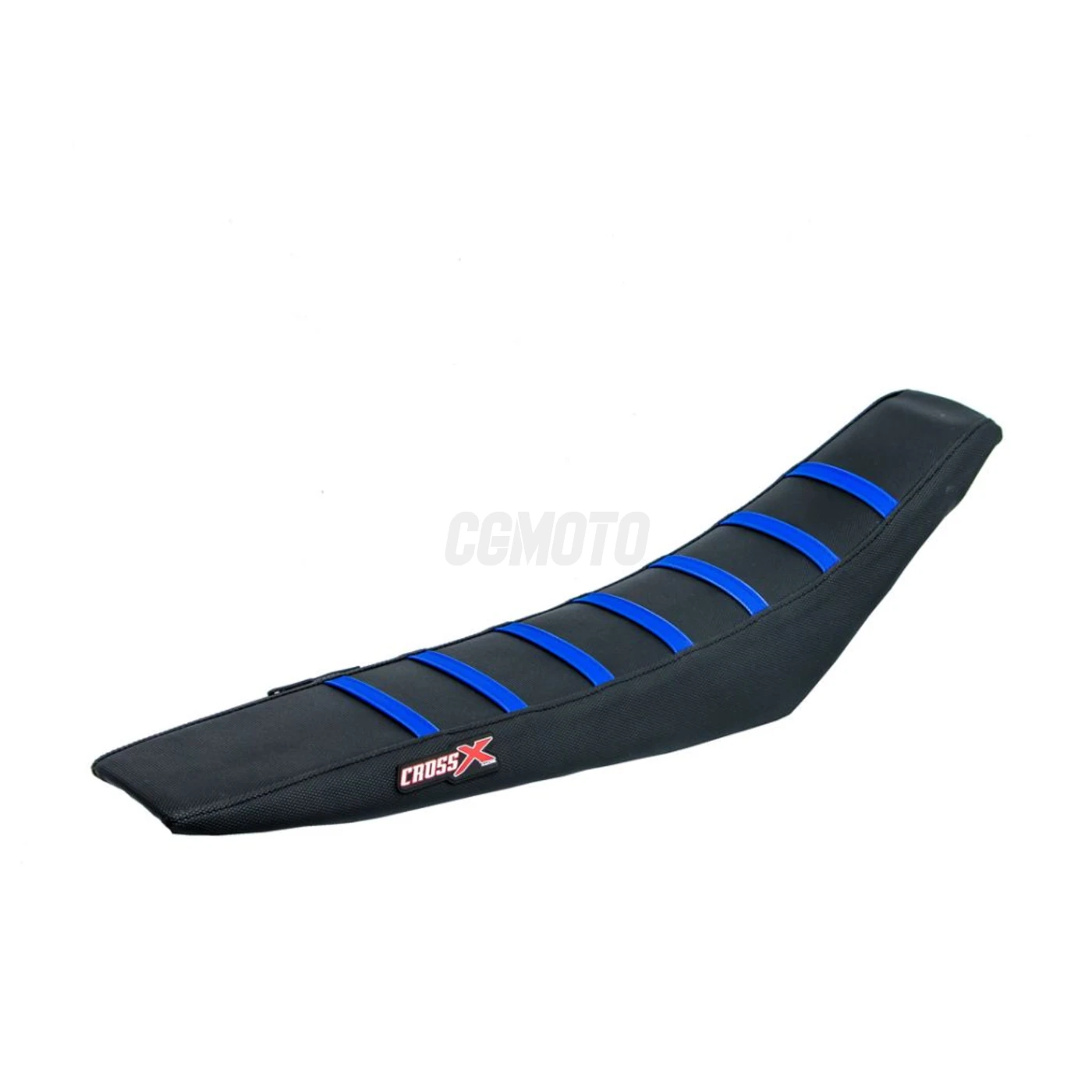 Housse de selle HUSQVARNA TE-TC 05-07 WR-CR-SM 125 06-08 WR 250 06-13 TOP BLACK- SIDE BLACK-STRIPES BLUE (M611-3BBBL)