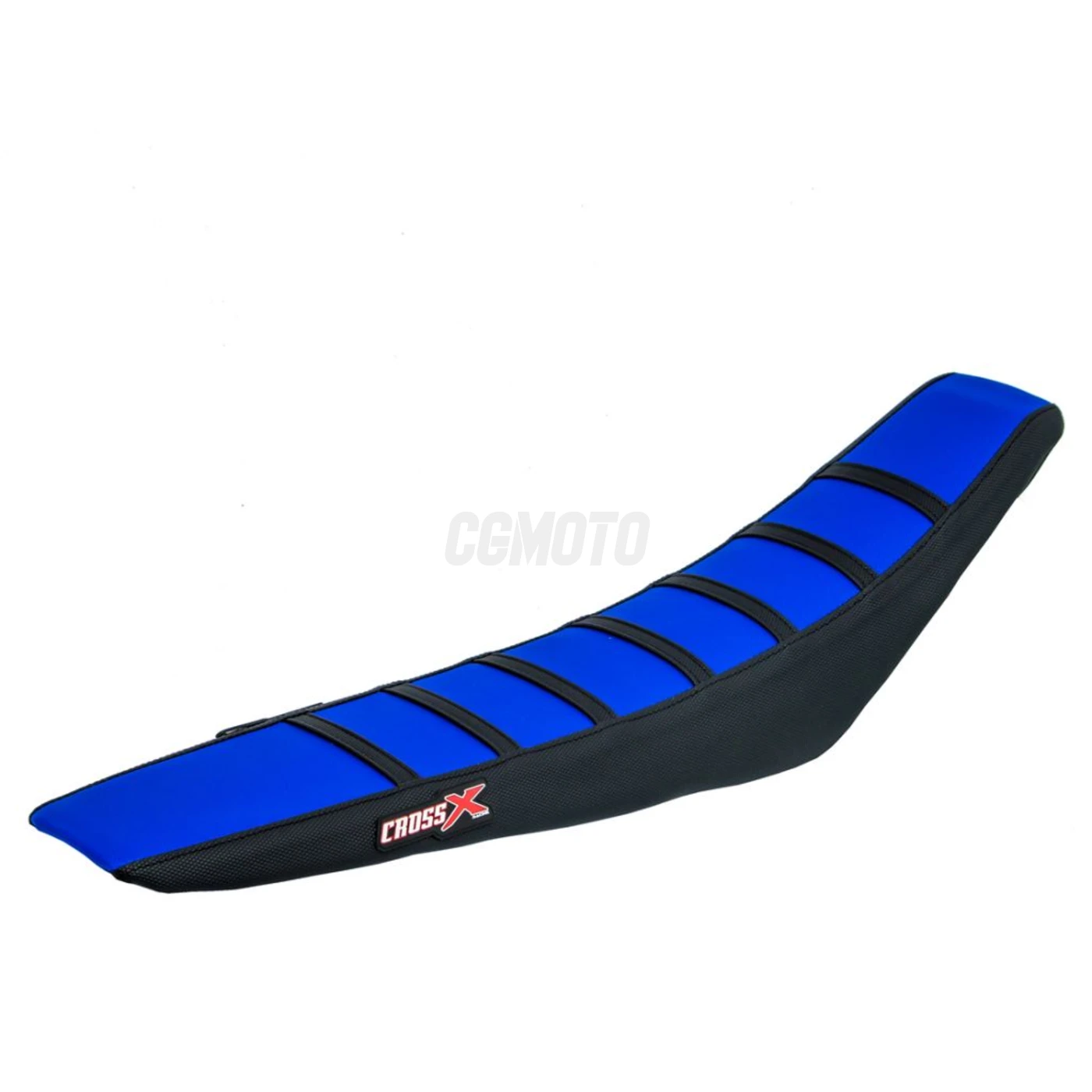 Housse de selle HUSQVARNA TE-TC 05-07 WR-CR-SM 125 06-08 WR 250 06-13 TOP BLUE- SIDE BLACK-STRIPES BLACK (M611-3BLBB)