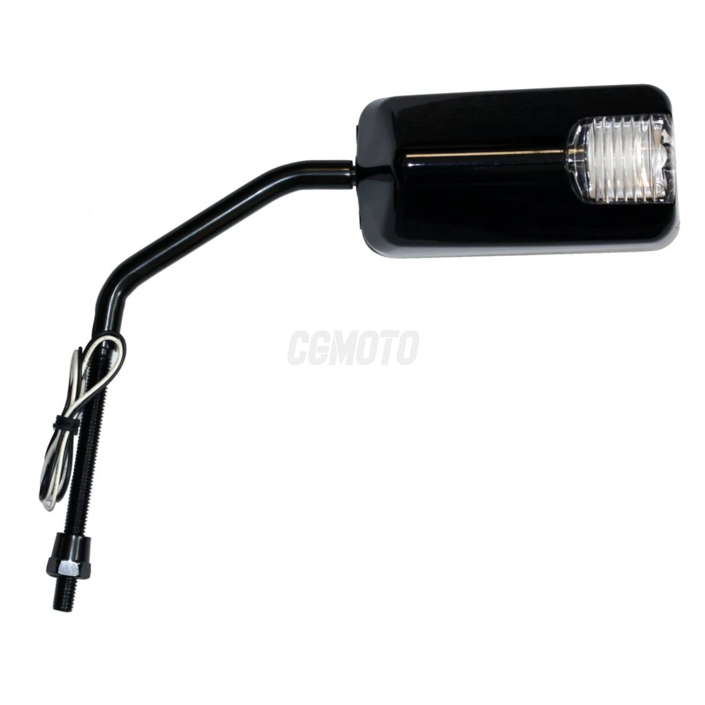 Rétroviseur Universel pour Scooter - F1 long + Clignotant Led - Noir M8 - Réversible