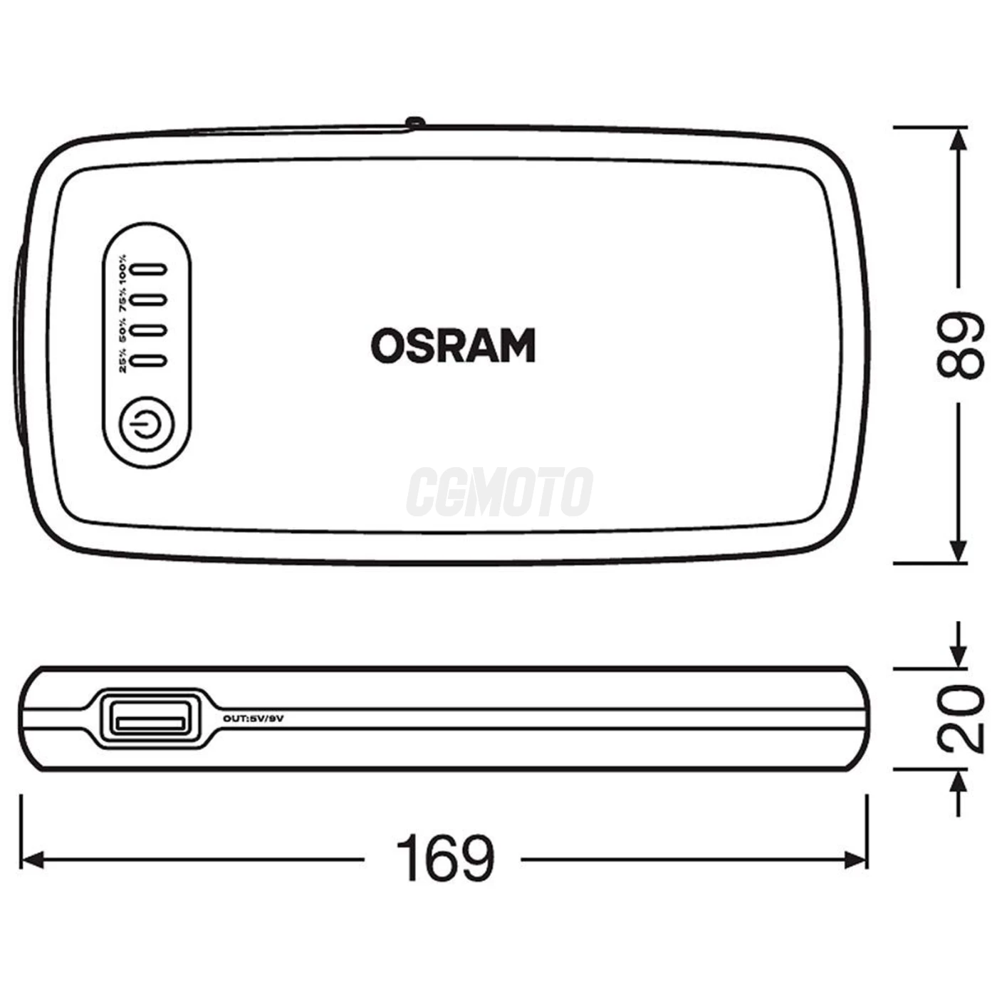 Booster de démarrage lithium