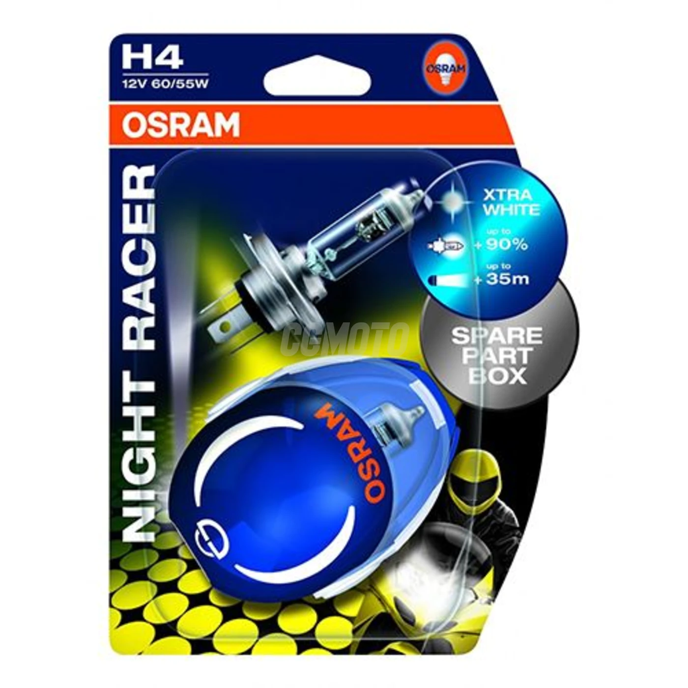 Ampoule H4 X-Racer - 12V 60/55W P43t Xtra Blue Look Xenon