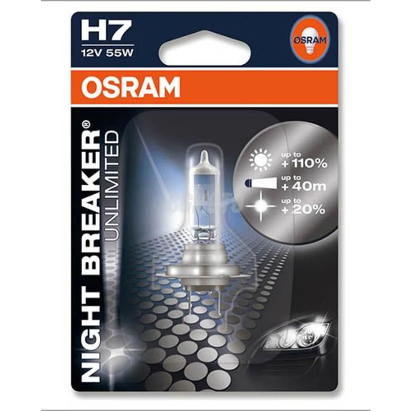 Ampoule H7 Night Breaker - 12V 55W PX26d