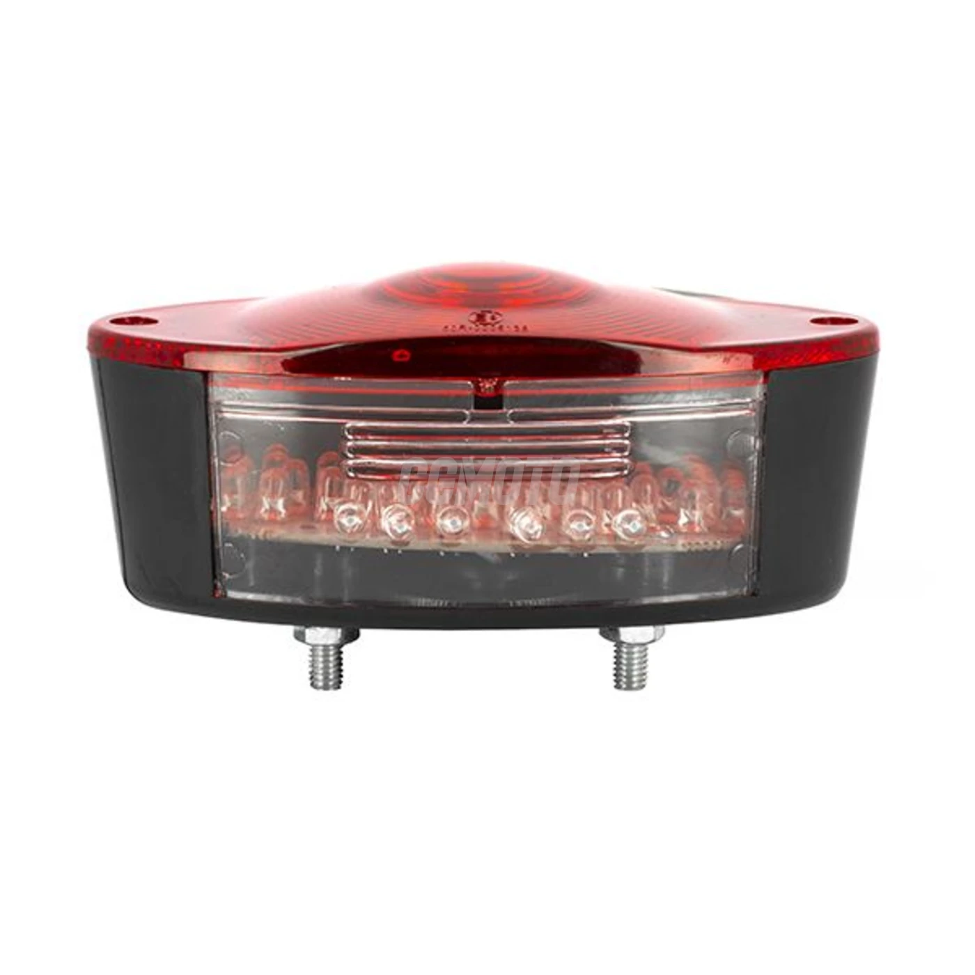 Feu Arrière Ovale Rouge Led - 125 x 63 mm .Profondeur : 52 mm