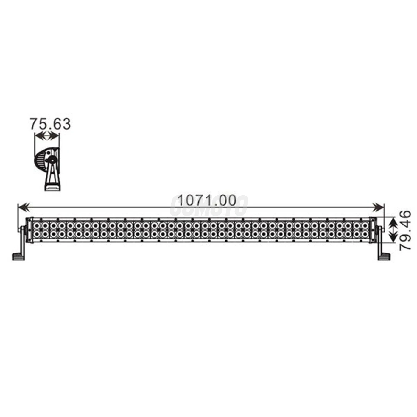 Projecteur 80 LED Quad 240 W