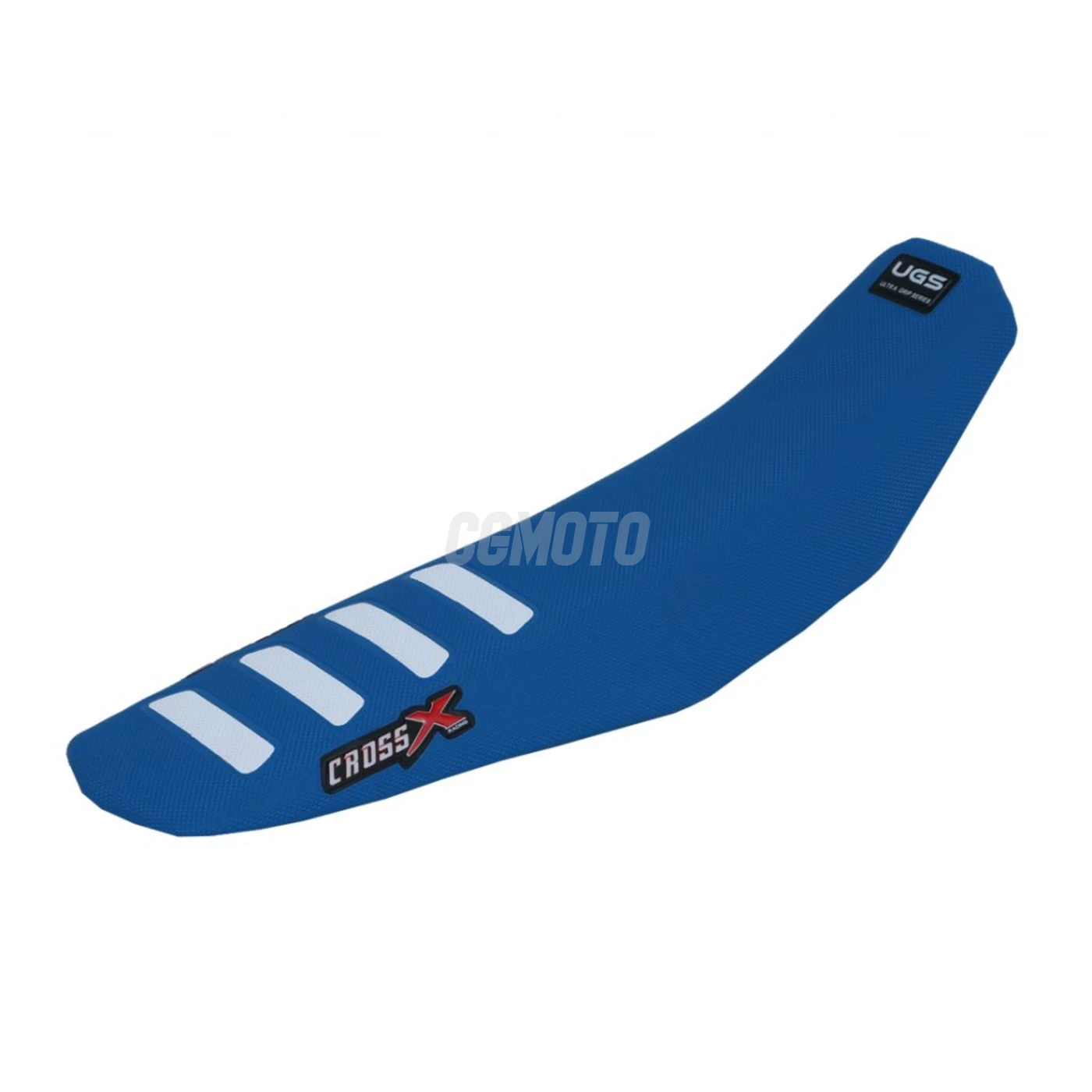 Housse de selle TM MX-EN 125 250 300 2015-2020 2 STROKE UGS COLOR WAVE BLUE-WHITE (UFM1013-2BLW)