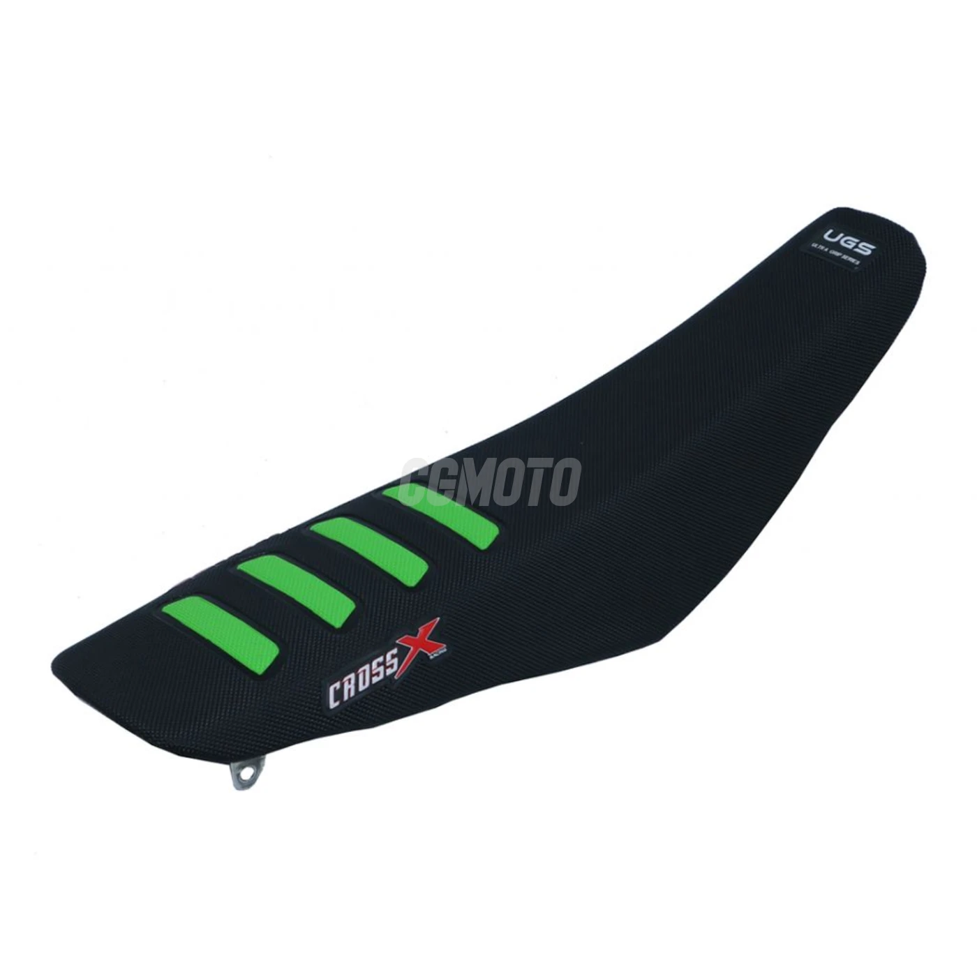 Housse de selle KAWASAKI KX 85 14-20 KX 100 14-20 UGS COLOR WAVE BLACK-GREEN (UFM219-2BG)