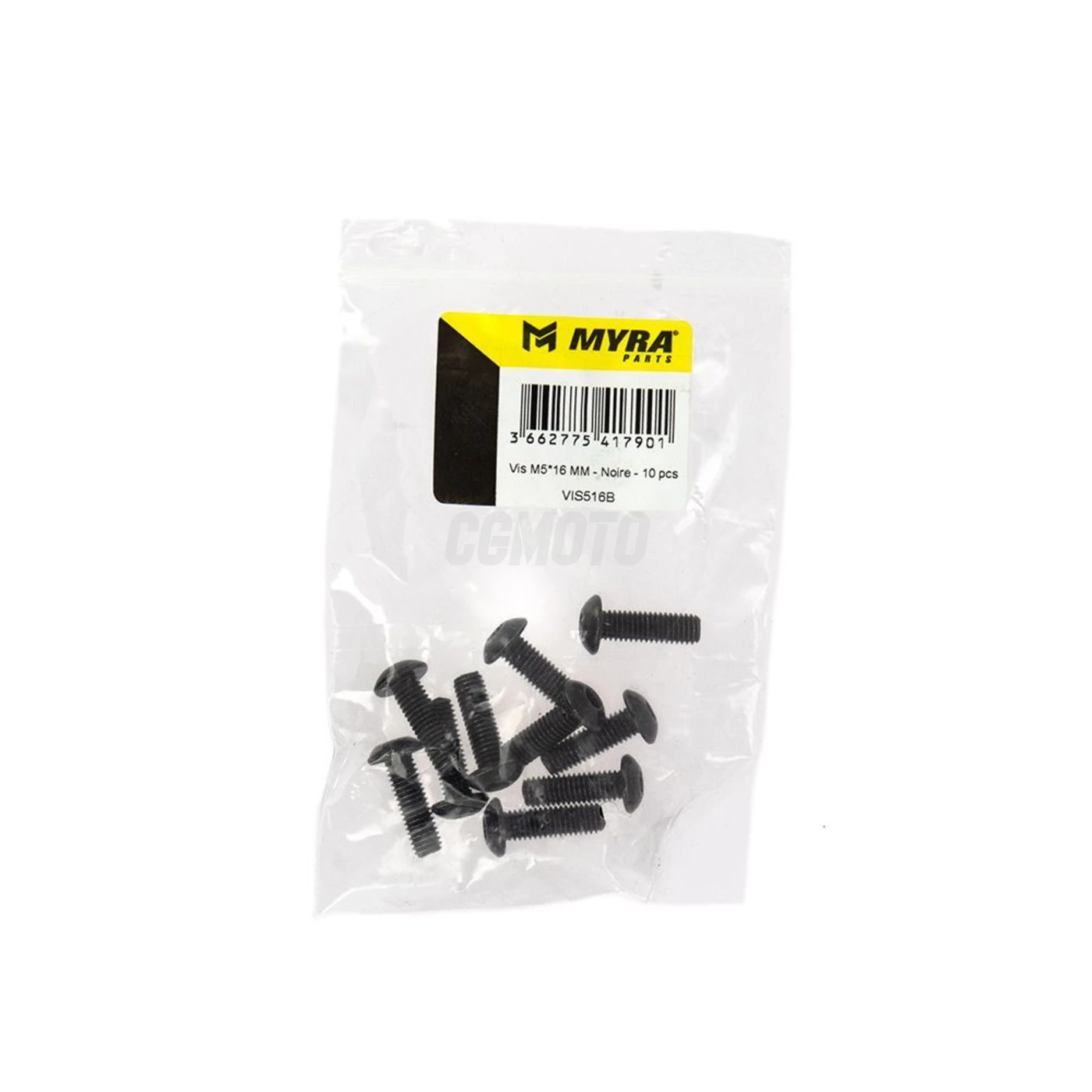 Vis M5*16 MM - Noire - 10 pcs