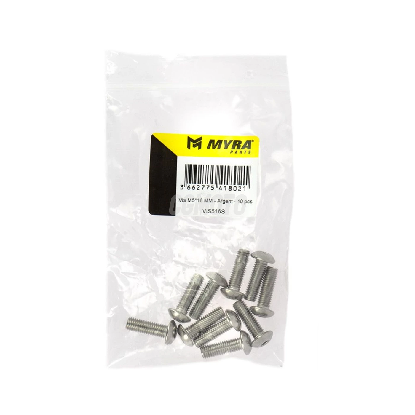 Vis M5*16 MM - Argent - 10 pcs