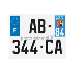 Support Plaque Immatriculation