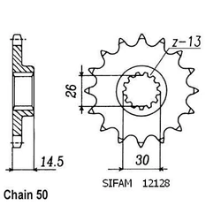 Pignon Cbx 1000 81-82