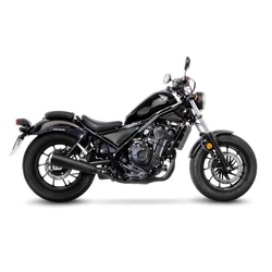 SBK CLASSIC RACER BLACK HONDA CMX 500 REBEL SLIP-ON