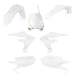 Kit plastique 5 elements YAMAHA YZF450 18 - Blanc