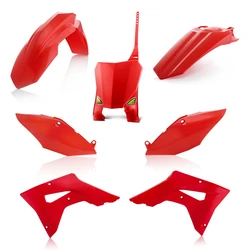 Kit plastique 5 elements HONDA CRF450RX 17 - Rouge