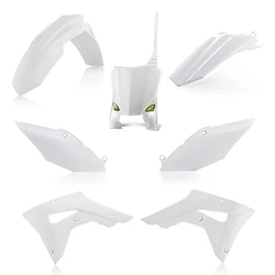 Kit plastique 5 elements HONDA CRF450RX 17 - Blanc