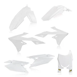 Kit plastique 5 elements SUZUKI RMZ 450 18 - Blanc