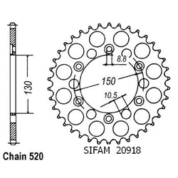 Couronne Xls 500 S 80-81