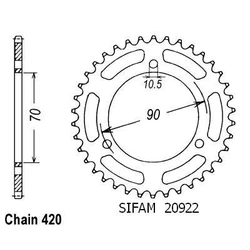 Couronne Mbx 80 F 83-87