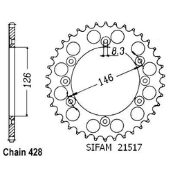 Couronne Ts 125 R 89-96