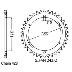 Couronne Tzr 125 R 94-96