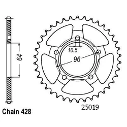 Couronne Xl 125 R Prolink 82-8