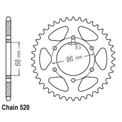 Couronne Kawasaki Z250