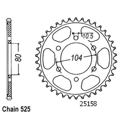 Couronne Zx-10r Ninja 2004