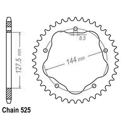 Couronne Ducati 916/996 Strada