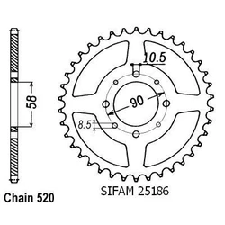 Couronne Ca 125 Rebel