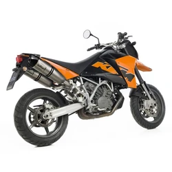 SBK LV ONE EVO KTM 950/990 SM/R i.e. (SUPERMOTO) INOX 2 SLIP-ON