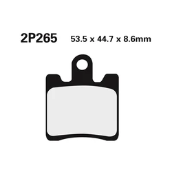 Plaquette de frein Nissin 2P265NS semi-metallique