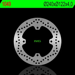 Disque de frein arrière NG type 1049 rond fixe