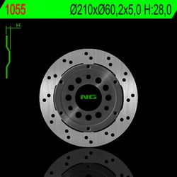 Disque de frein fixe arriere pour Suzuki BURGMAN 250 '04-06, BURGMAN 400 '03-08