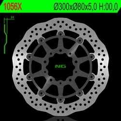 Disque avant petales flottant NG pour Kawasaki