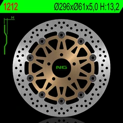 Disque avant rond flottant NG pour Kawasaki