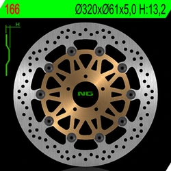 Disque de frein flottant avant droit