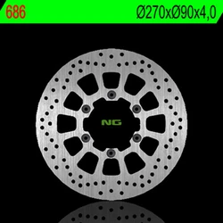 Disque de frein fixe avant gauche MADISON 400 '02-'03