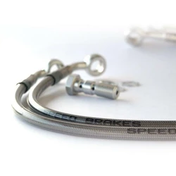 Durite de frein arrière SPEEDBRAKES inox/raccord titane Kawasaki ZX-6R