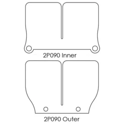 LAMELLES de rechange pour BOITE A CLAPETS V-FORCE2