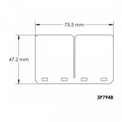 LAMELLES de CLAPETS V-FORCE 3 de rechange CR500 '86-01