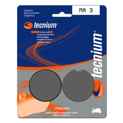 Plaquettes de frein TECNIUM  MA3 Organique