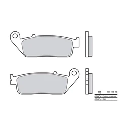 Plaquette de frein BREMBO type 07HO41LA métal fritté route