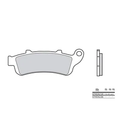 Plaquette de frein BREMBO type 07HO42LA métal fritté route