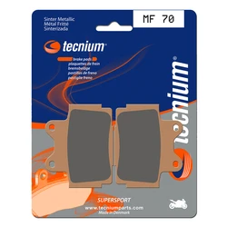 Plaquettes de frein TECNIUM MF70 Métal fritté