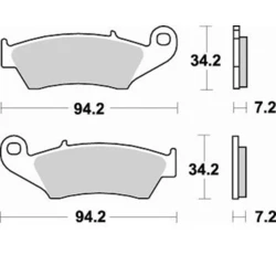 PLAQUETTES de FREIN BRAKING 772CM46