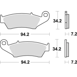 PLAQUETTES de FREIN BRAKING 772CM44