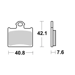 PLAQUETTES de FREIN BRAKING 949CM44