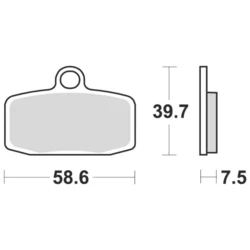 PLAQUETTES de FREIN BRAKING 955CM44