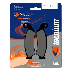 Plaquettes de frein TECNIUM MA103 Organique